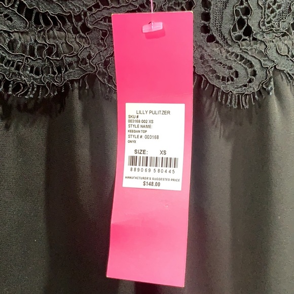 New Lilly Pulitzer Keegan Top in XS - Picture 8 of 8
